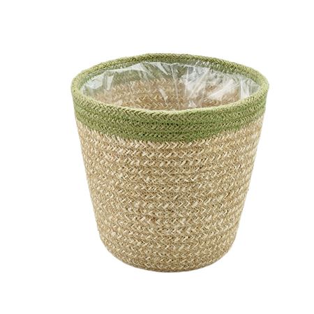 Basket Natural Green 12cm