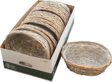 Basket Natural Oval 30cm