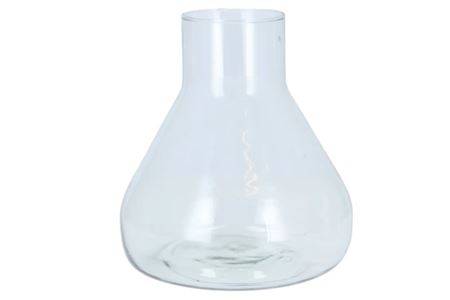 Vase Glass Roca 22x25cm
